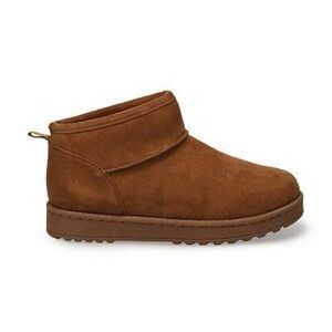 Kohl's SO Lupita Women’s Chestnut Cozy Mini Boots